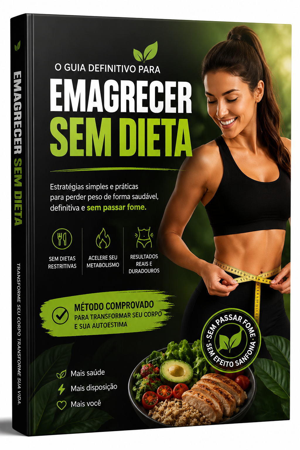 Capa do eBook Emagrecer Sem Dieta — O guia definitivo para emagrecer sem dieta